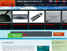 Tablet Screenshot of omeda-enterprise.com